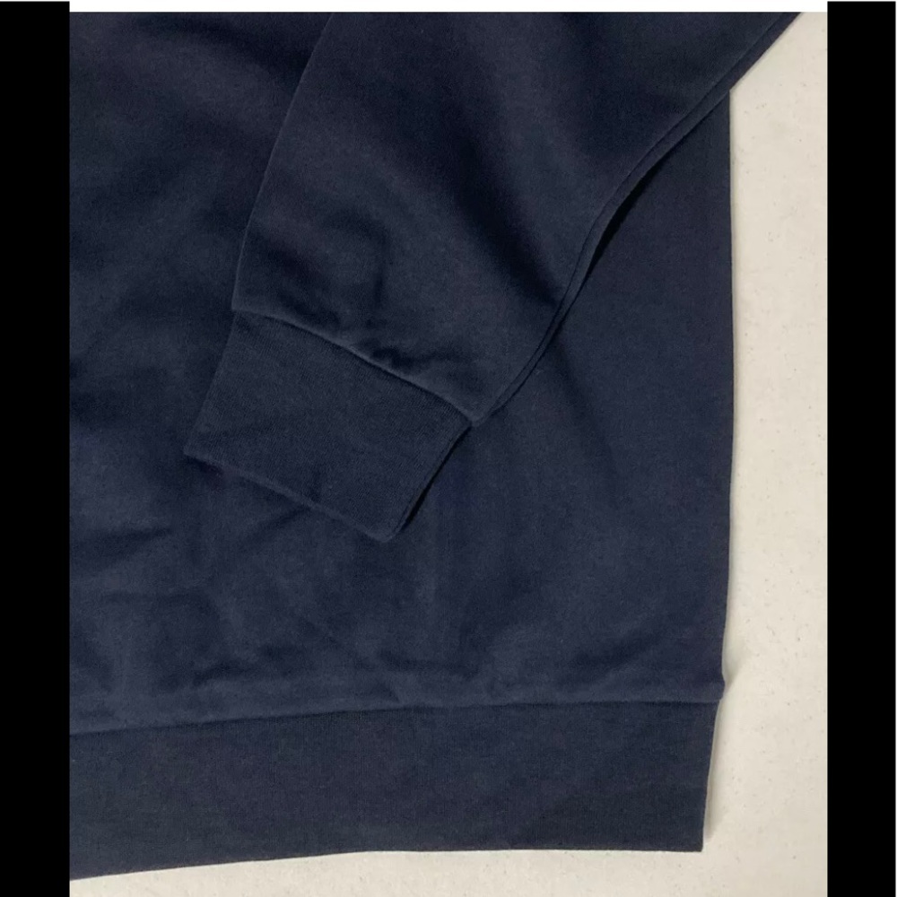 NEW Adidas Mens Fleece Logo Crew Neck Sweatshirt - Picture 9 of 11